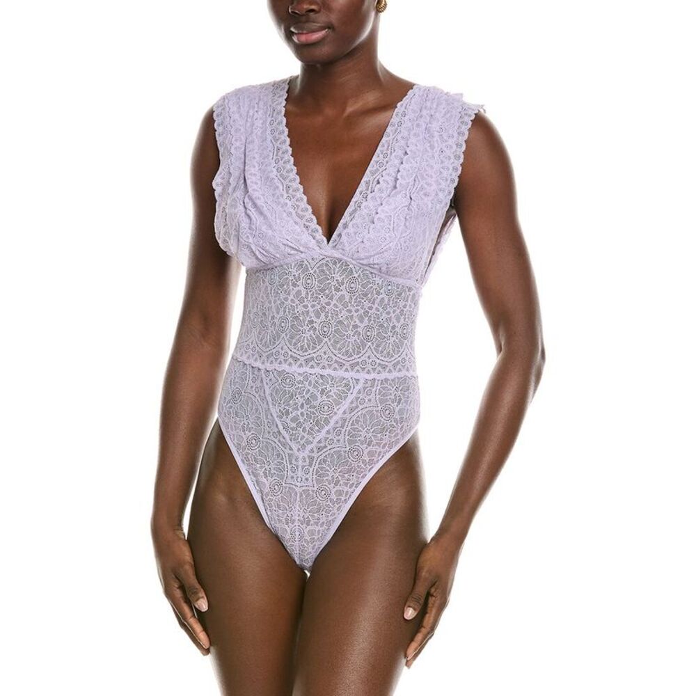 Mucci Womens  Florella Bodysuit, Purple